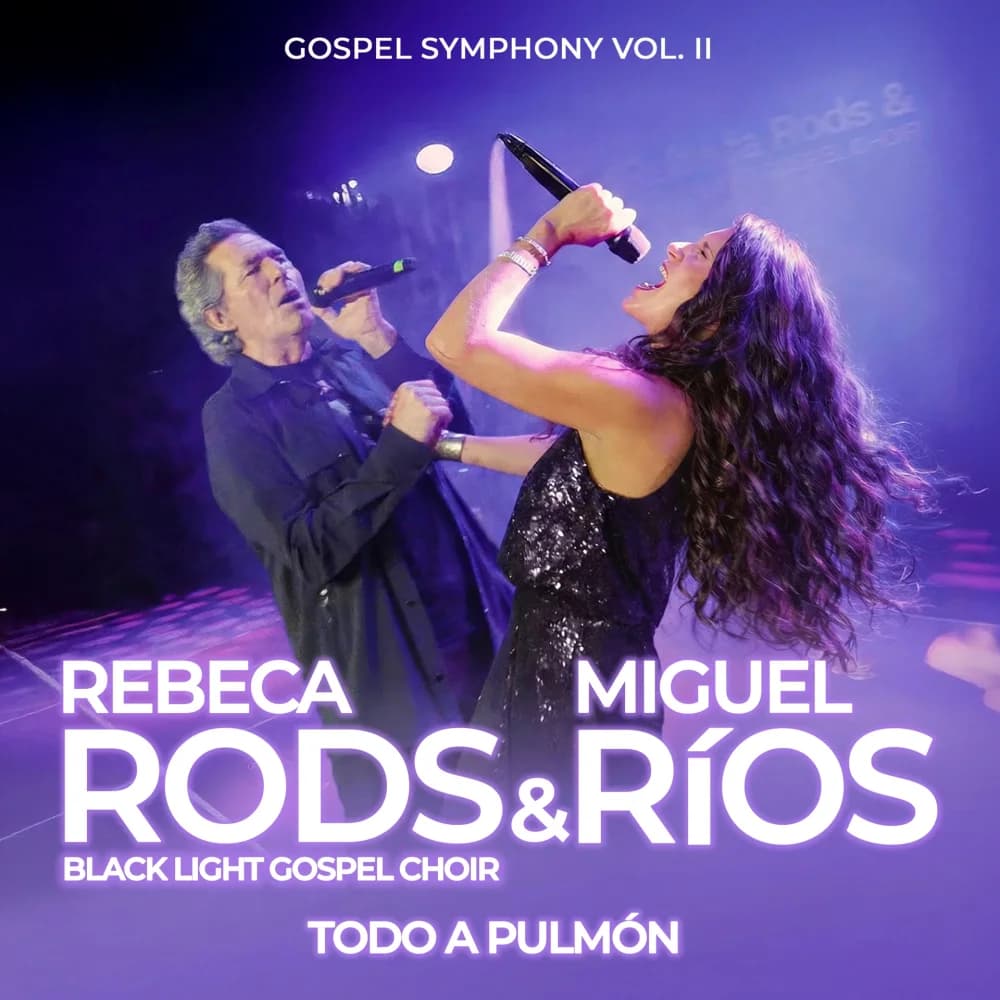 Portada del single Todo a Pulmón — Rebeca Rods y Miguel Ríos en directo